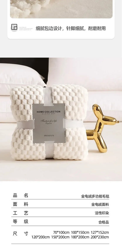 Super Ultra Soft Flannel Fleece Blanket Large Fluffy Warm Throw Over Bed Sofa Settee for Sofa/Couch/Bed Throw /Single Size Gray