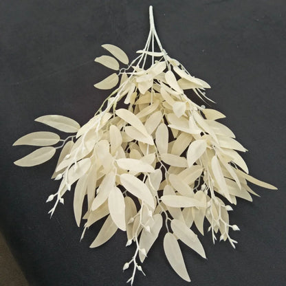 New 55cm Artificial Leaf Fake Silk Willow Leaf Multicolor Vine Plants Vase