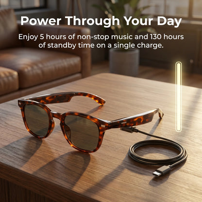 Smart Wireless Sunglasses – Touch Control, AI Translation, Music & Calls, Ultra-Light
