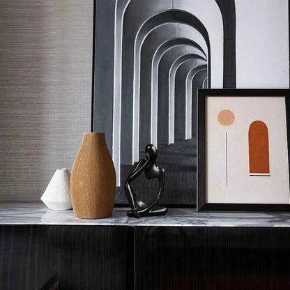 Home décor Nordic Style Left and Right Thinking Character Personalized home accessories Abstract Resin Craft Ornament Room décor