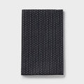 1PC Black Quick Dry Waffle Hand Towel Dotted Striped Design Absorbent - Kitchen Towel