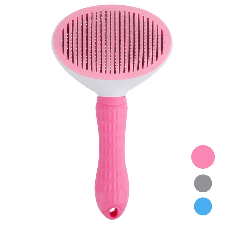 Self-Cleaning Needle Comb for Cats & Dogs