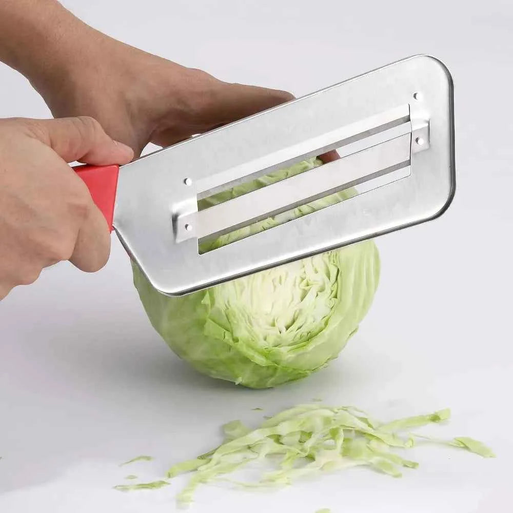 Stainless Steel Cabbage Slicer Multi-functional Cabbage Slicer with Handle Suitable for Slicing Cabbage and Vegetables.