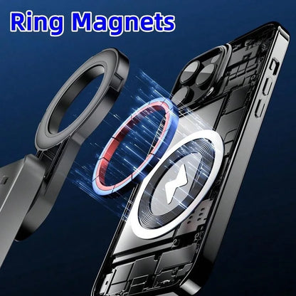 P15MiNi-C Magnetic Selfie Stick Tripod – 18.7", Aluminum, Type-C Remote, iPhone & Android