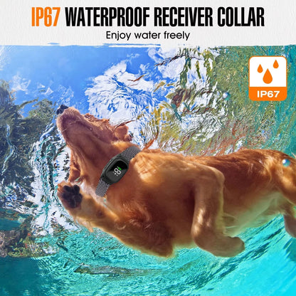 Waterproof Rechargeable Anti-Bark Dog Training Collar — Vibration Mode