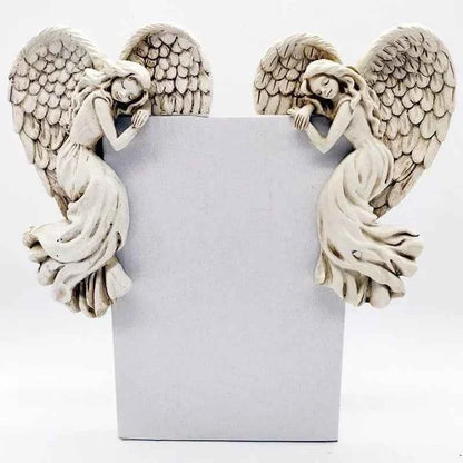 Home Decor Creative Fashion Crafts Angel Wings Resin Craft Door Frame Ornament Angel Winged Goddess Garden Door Decor Gifts