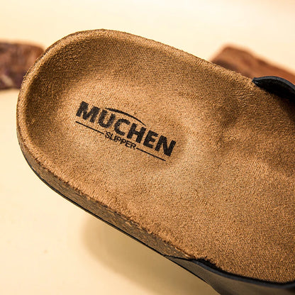 Summer men and women slippers Birken indoor non-slip cork slippers girls beach outdoor sandals family comfortable casual shoes