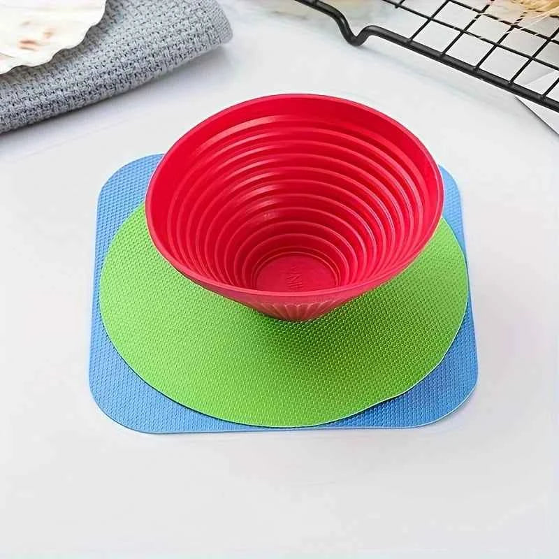 1/3pcs Rubber Can Opener Pad Reusable Bottle Opening Booster Anti-slip Easy-to-Use Gripper for Elderly Children Kitchen Gadgets