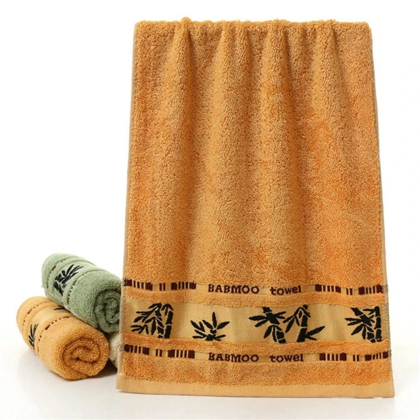 Single Piece Bamboo Fiber Towel, Thickened Quick Dry Absorbent Luxury Soft - Bath Towel