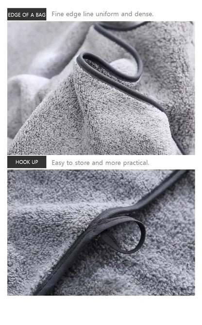 Thickened Bath Towels for The Body Microfiber Towel for Gym Shower Robe for Spa Beath Home