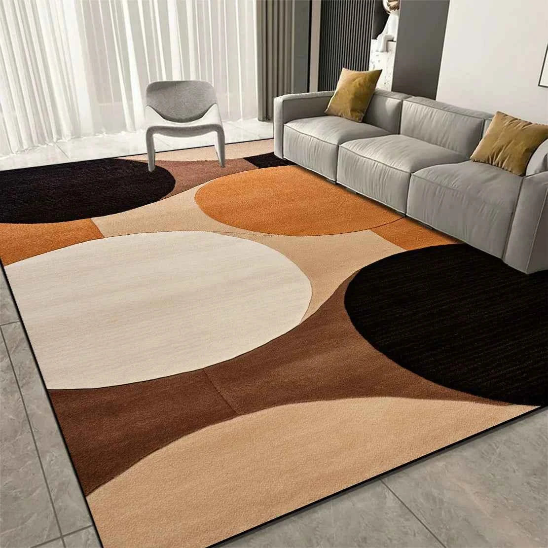 Luxury Geometric Carpets for Living Room Decoration Sofa Large Area Home Rugs for Bedroom Soft Non-slip Mat for Children Коврик