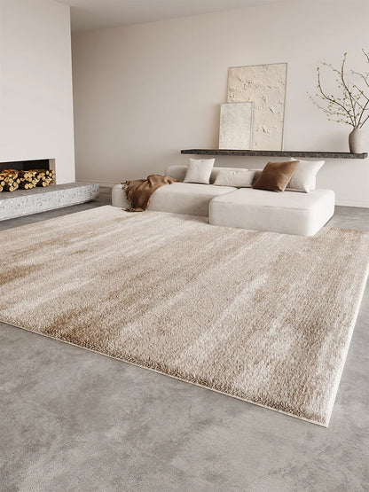 Fluffy Soft Cloakroom Rug Cream Style Living Room Decoration Line Carpet Large Area Rugs for Bedroom Home Thick Plush Floor Mat