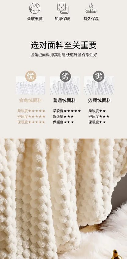 Super Ultra Soft Flannel Fleece Blanket Large Fluffy Warm Throw Over Bed Sofa Settee for Sofa/Couch/Bed Throw /Single Size Gray