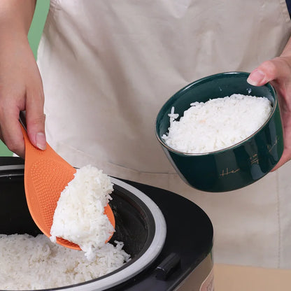 New Plastic Rice Spoon Food Grade Household Non-Stick Rice Cooker Serving Rice Spoon Kitchen Utensils High Temperature Resistant