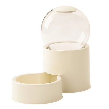 2-in-1 Cat Feeder & Water Fountain, Auto Circulation