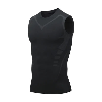 Men’s Compression Tank Top — Quick-Dry Gym Muscle Vest