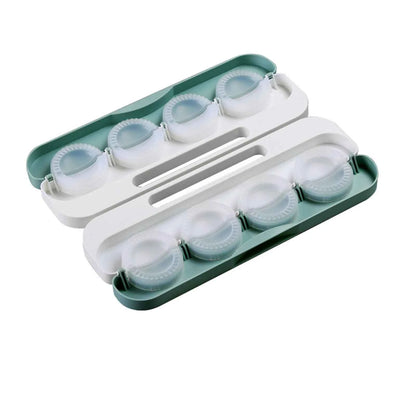 8-Grid Dumpling Making Mold Pleated Pressing Edge Design Dumpling Mould Labor-Saving Dumpling Maker Kitchen Accessories