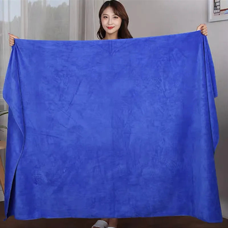 Ultra absorbent ultra-fine fiber bath towel, soft and fast drying, oversized