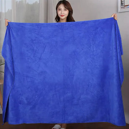 Ultra absorbent ultra-fine fiber bath towel, soft and fast drying, oversized