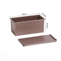 Rectangular Toast Mold with Lid Non-Stick Carbon Steel Durabl Mini Toast Bread Sandwich Baking Mould for Kitchen Oven Baking