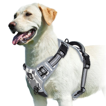 No-Pull Adjustable Dog Harness with Control Handle