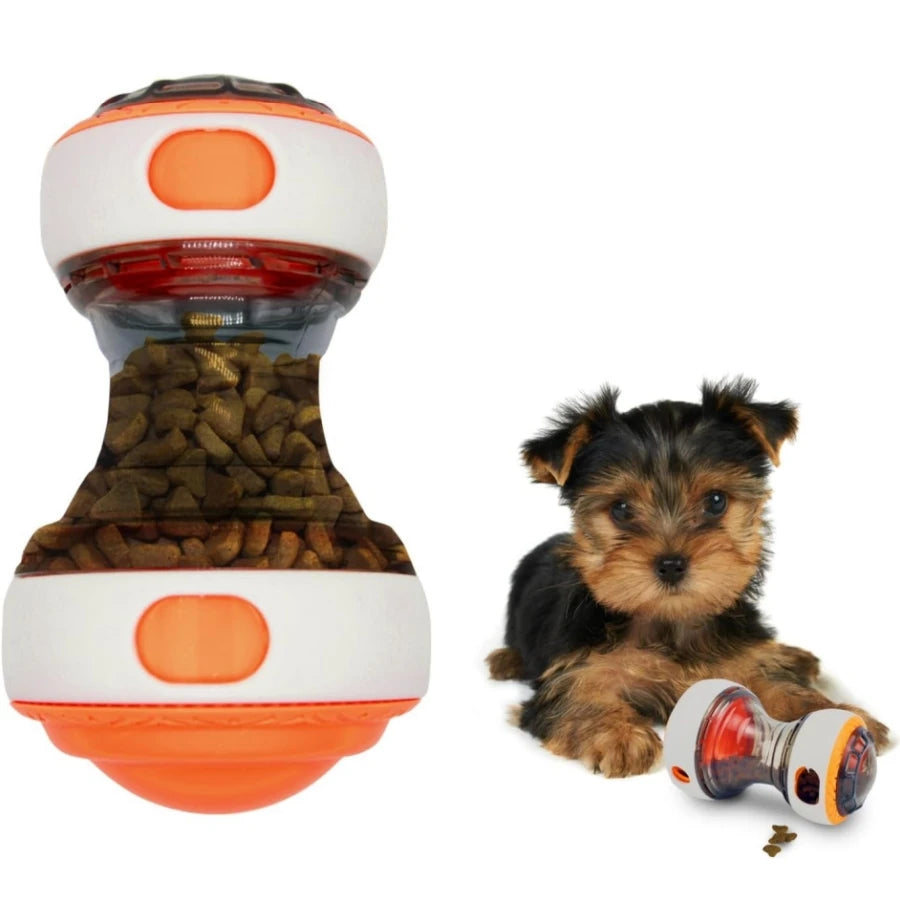 Interactive Dog Treat Dispenser Ball, Durable Puzzle Toy