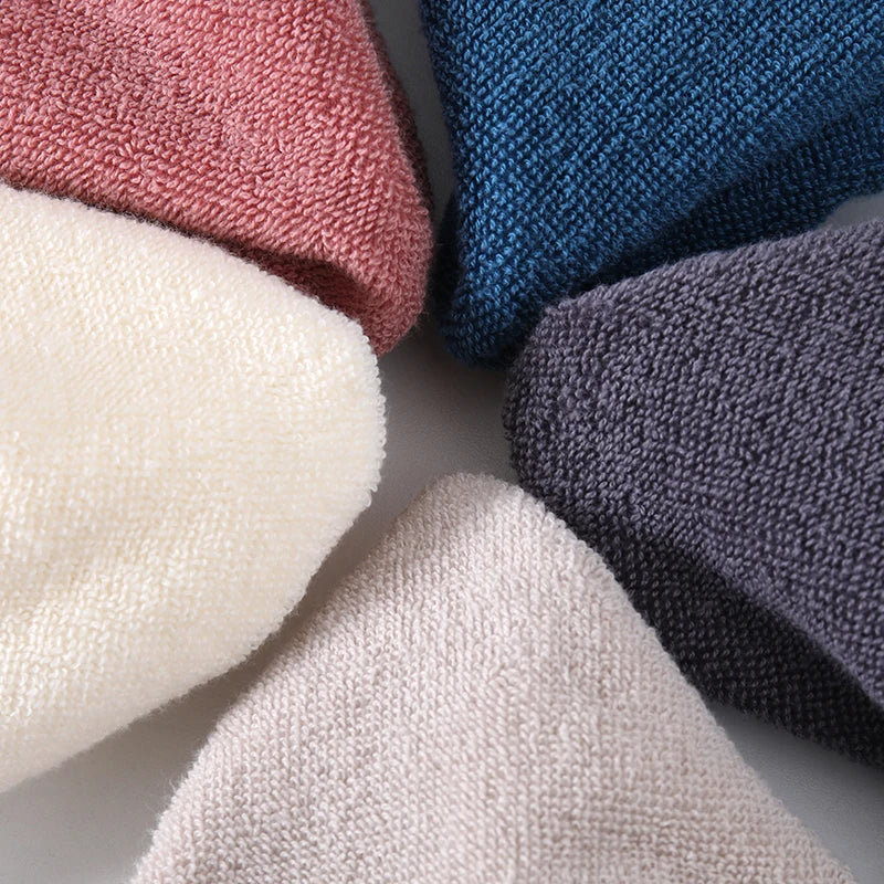 3 Pure Cotton Hair Drying Towels, 100% Cotton, Quick-Drying, Absorbent, Hair