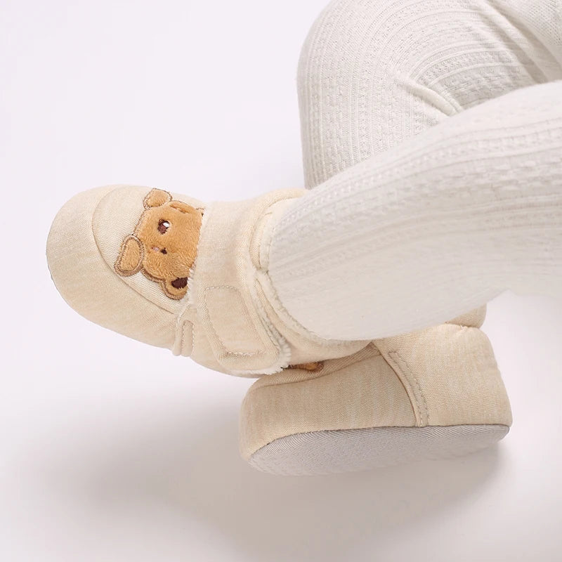Cartoon Cotton Winter Boots, Soft Sole