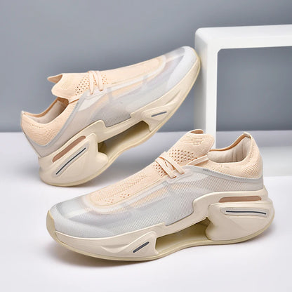Men Basketball Shoes Breathable Outdoor Mesh Sports Shoes 2025 New Anti Slip Rebound Flat Basketball Boots for Men