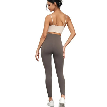 Women’s High Waist Butt Lift 7/8 Yoga Leggings — Naked Feeling