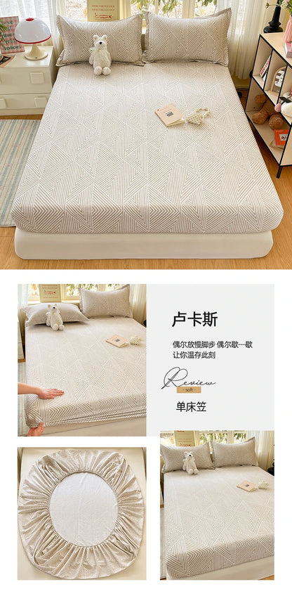 100% Cotton Cute Bear Print Bed Sheet, All Sizes