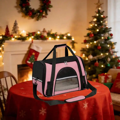 Airline-Approved Foldable Pet Carrier, Anti-Escape Zipper