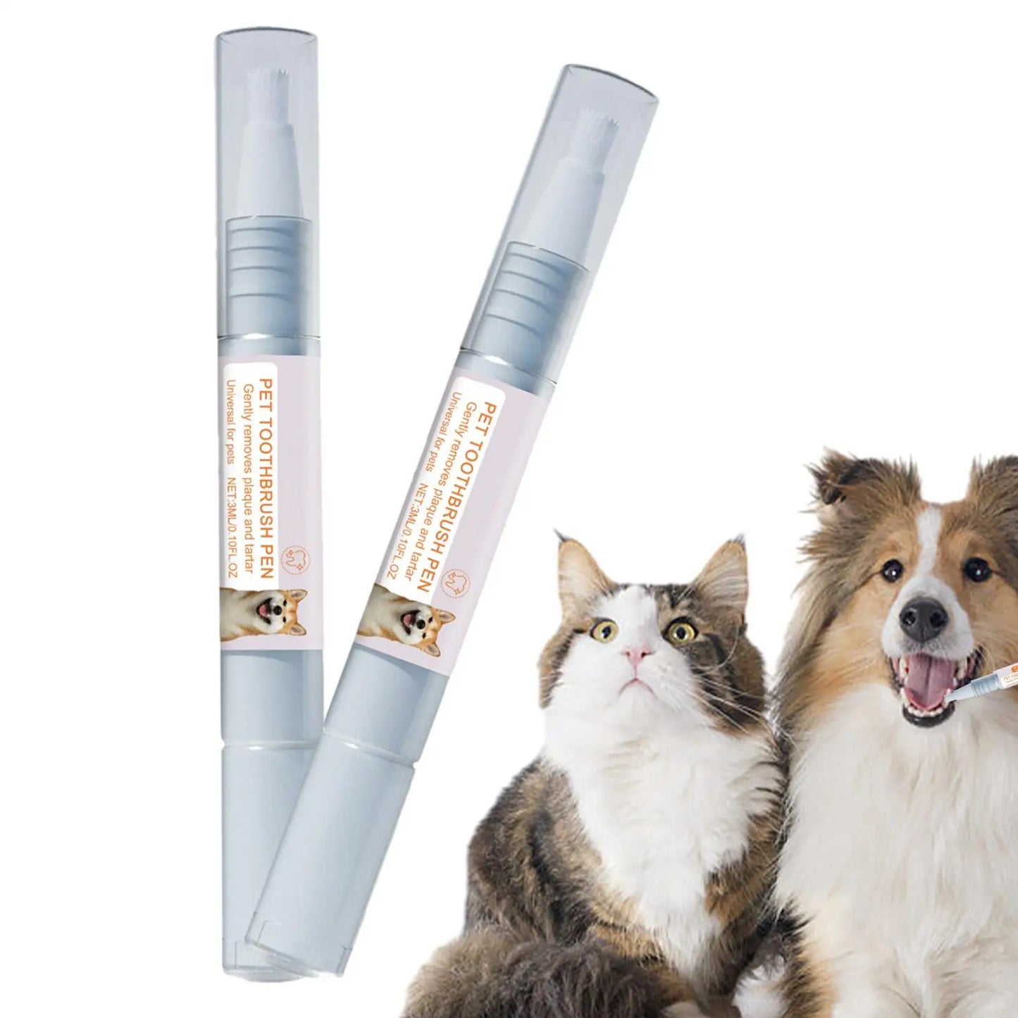 Pet Dental Cleaning Pen – Dog & Cat Tooth Whitener & Fresh Breath Pen