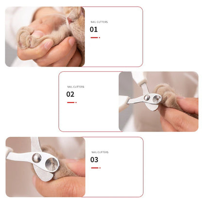 Circular-Hole Professional Cat & Small Dog Nail Clippers