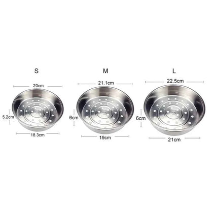 Stainless Steel Steamer Steaming Basket Thickened Household Rice Cooker Steamer Thickened Cookware Accessories