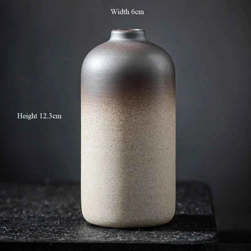 CHANSHOVA China Pottery Mini Small Flower Vases Traditional Chinese Retro Style Ceramic Vase Lliving Room Home Decoration T032