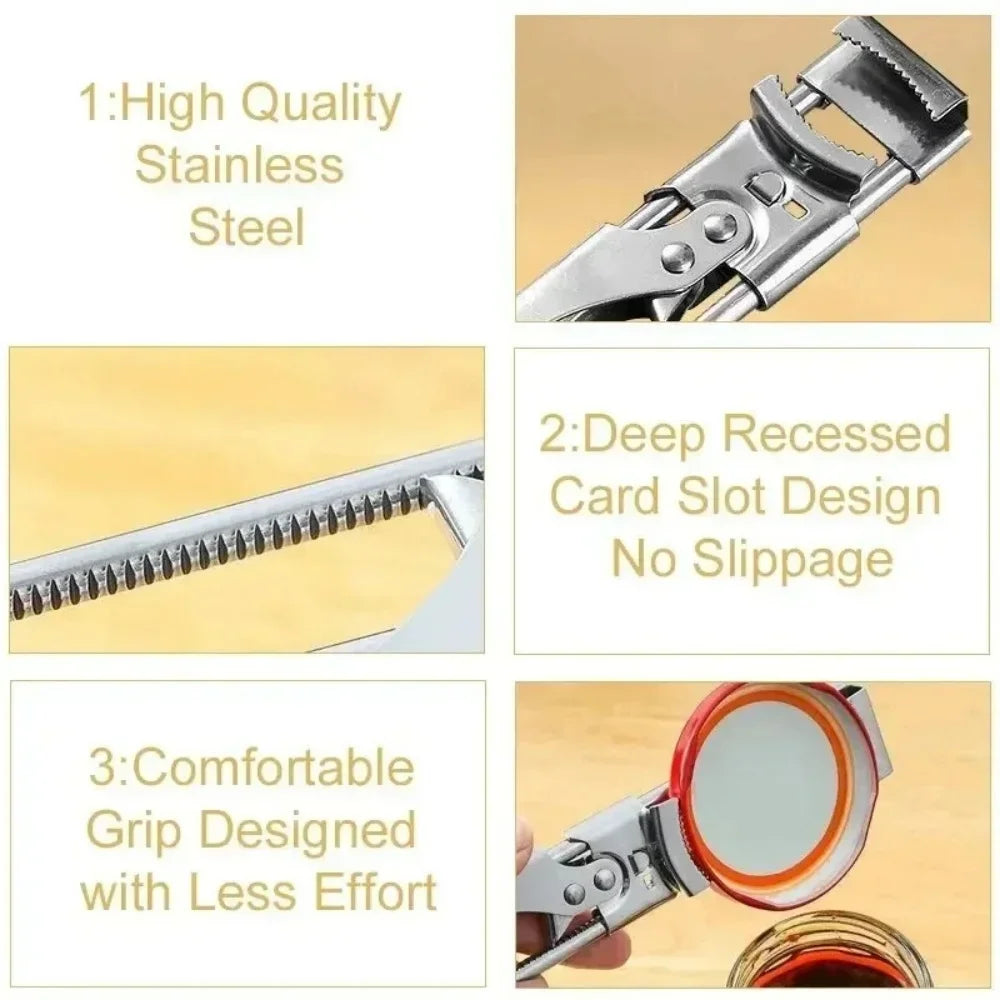 Adjustable Stainless Steel Kitchen Opener, 1 or 2 Pieces