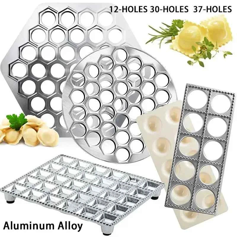 Ravioli Mold Dumpling Mould DIY Dumpling Maker Ravioli Maker Mould Alloy Aluminum Ravioli Stamp Cutter Mold Kitchen Accessories