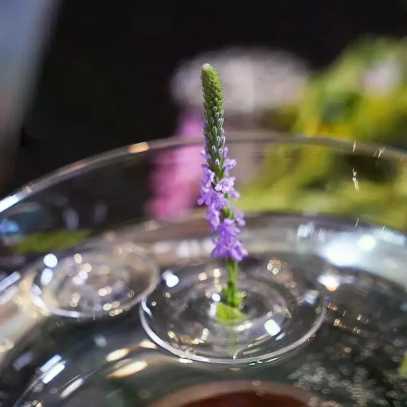 Floating Flower Vase Fresh Flower Hydroponic Vessel Floral Arrangement Artistic Vase Flower Holder Plant Display Home Decor