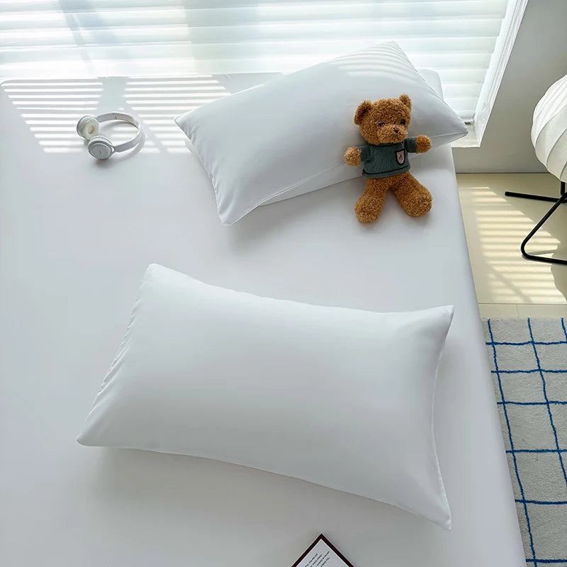 Solid Color Fitted Sheet | Single to Queen