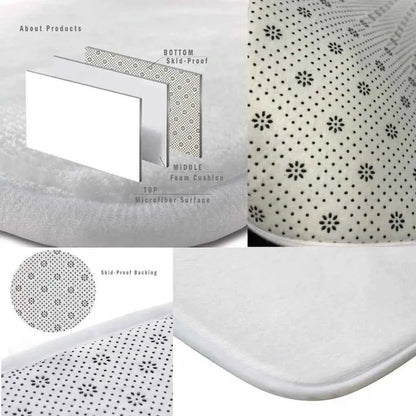 Custom Photo Carpet Upload Your Logo Photo Customizable Soft Flannel Photo Rug Washable Anti-Slip Personalized Rug Home Decor