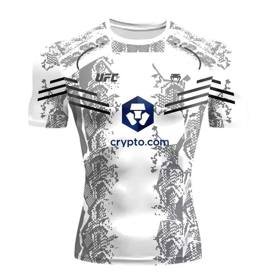 2025 New Hot Selling UFC Boxing Match Pursuer T-shirt For Men And Women In Summer  Casual Breathable Oversized Quick Drying Top