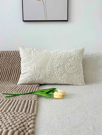 1pc, Embroidery Throw Pillow Without Insert, Decorative Throw Pillow Cushion, For Living Room Bedroom Sofa Home Decor