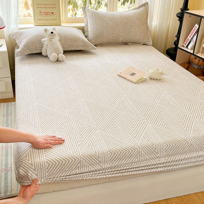 100% Cotton Cute Bear Print Bed Sheet, All Sizes