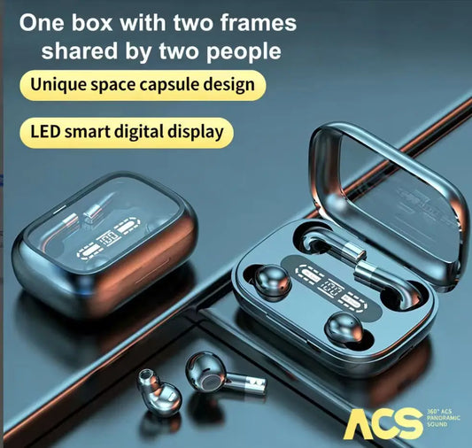 2-in-1 Wireless Earbuds – Sleep & Sport, HiFi 4D Bass, Noise Reduction, Ultra Long Battery