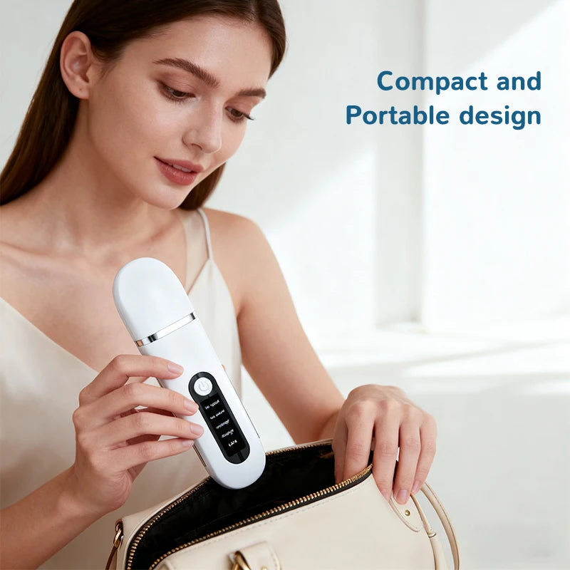 4-in-1 Ultrasonic Skin Scrubber, Ion Cleansing