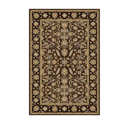 VIKAMA Washable Foldable Imitation Cashmere Carpet Entry Door Mat Persian Retro Style Living Room Bedroom Bed Soft Mat