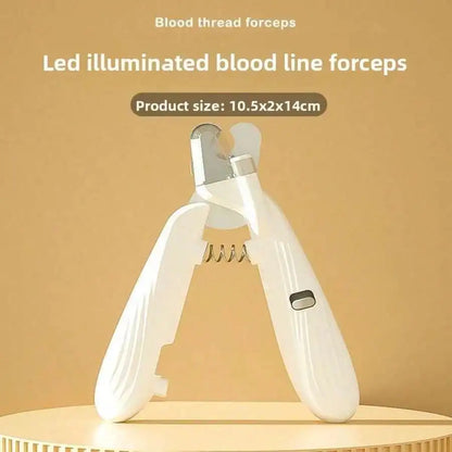 LED Pet Nail Clippers, Safe Grooming Trimmer