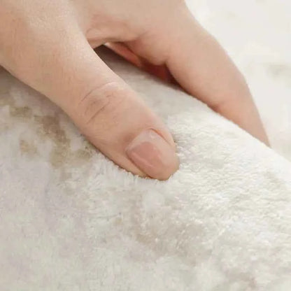 VIKAMA Tiger-shaped Rug - Warm and Slip-resistant Bedside Rug for Bedroom, Living Room Floor Mat, Home Decoration