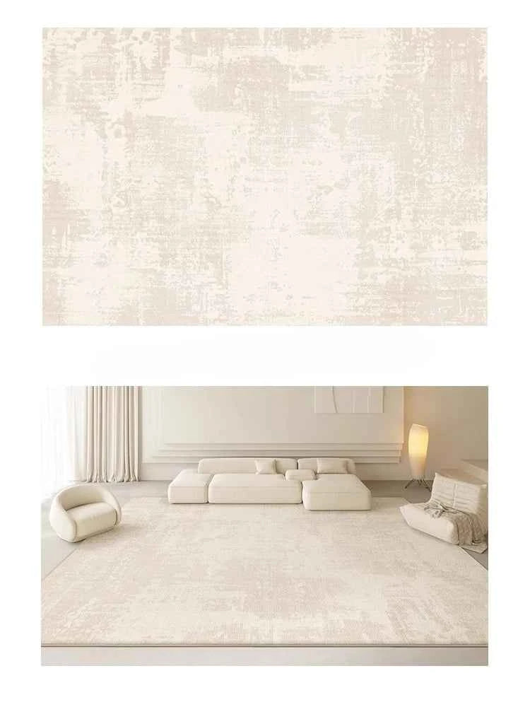 Cream Style Rugs for Bedroom Large Area Living Room Decoration Washable Carpet Thick Plush Lounge Floor Mat Home Fluffy Soft Rug
